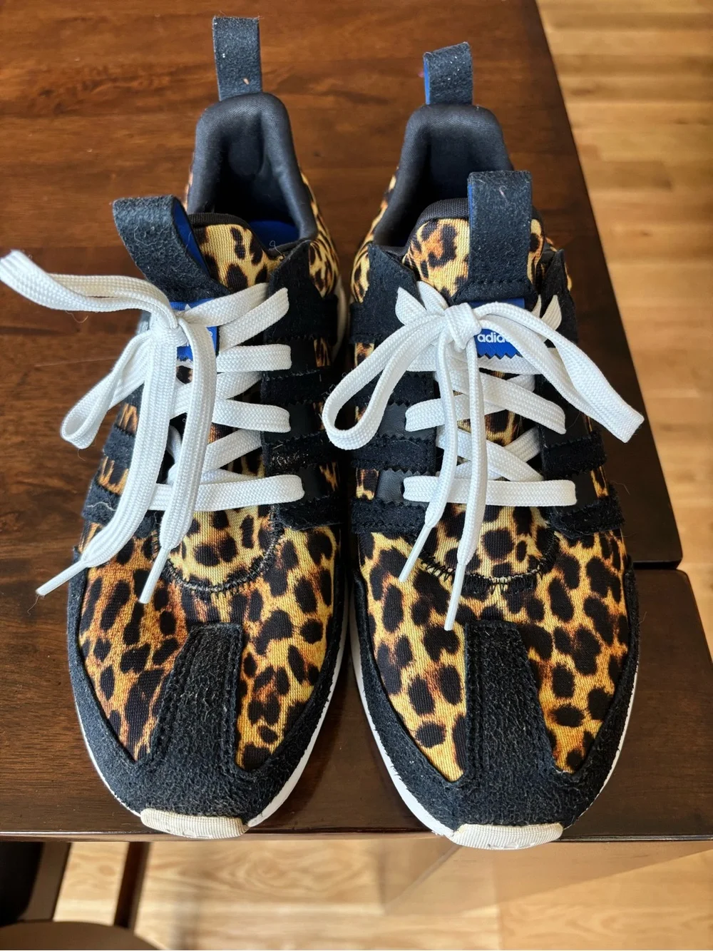 Adidas SL Loop Women’s Leopard Print Athletic Sneakers - Black/Gold